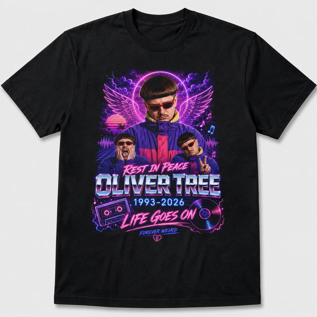 Oliver Tree Tribute Rest In Peace 1993-2026 Memorial Unisex S-5XL Shirt YH382