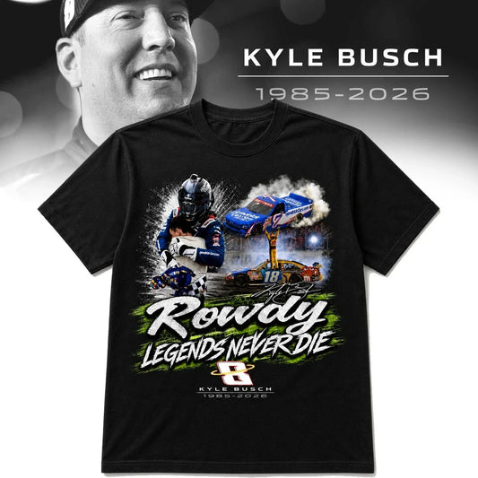 Kyle Busch #18 Two Time NASCAR Champion Graphic Tee