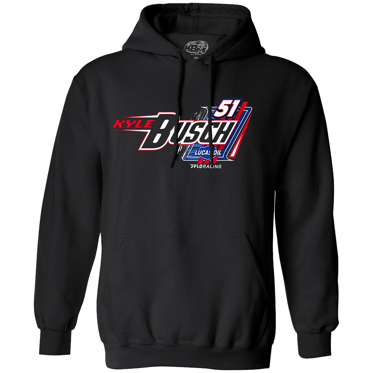 KYLE BUSCH #51 LUCAS/FLO BLK MIDGET HOODIE