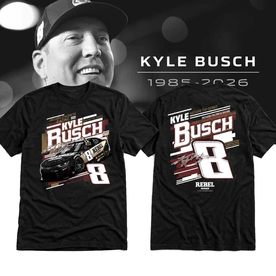 RIP Kyle Busch 1985-2026 Memorial RCR Racing Tribute Shirt