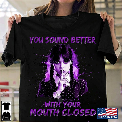 [Wednesday Addams] You Sound Better With Your Mouth Closed