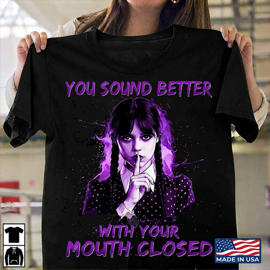 [Wednesday Addams] You Sound Better With Your Mouth Closed